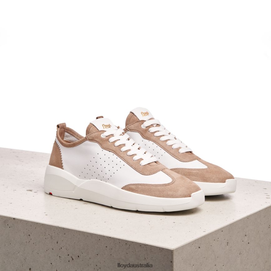 LLOYD Women QUALITY LOW TOP SNEAKERS beige Shoes H6PTLF1353