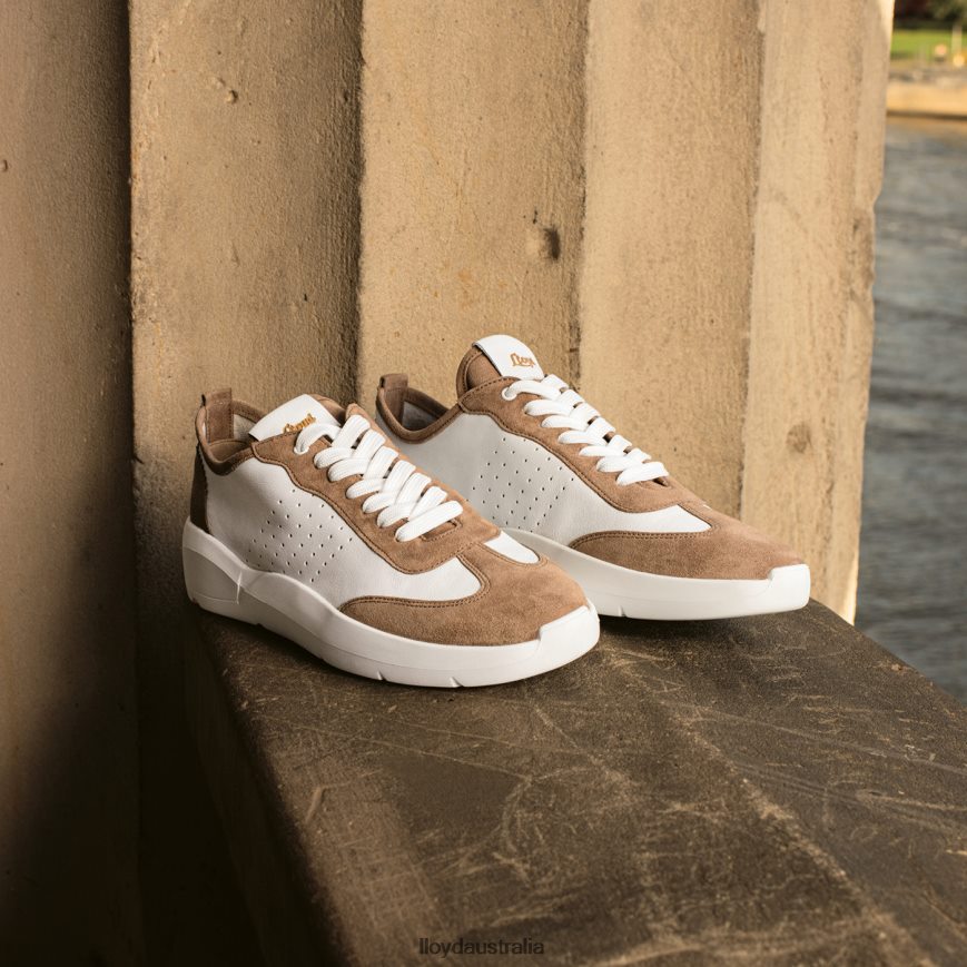 LLOYD Women QUALITY LOW TOP SNEAKERS beige Shoes H6PTLF1353