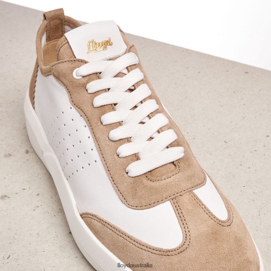 LLOYD Women QUALITY LOW TOP SNEAKERS beige Shoes H6PTLF1353