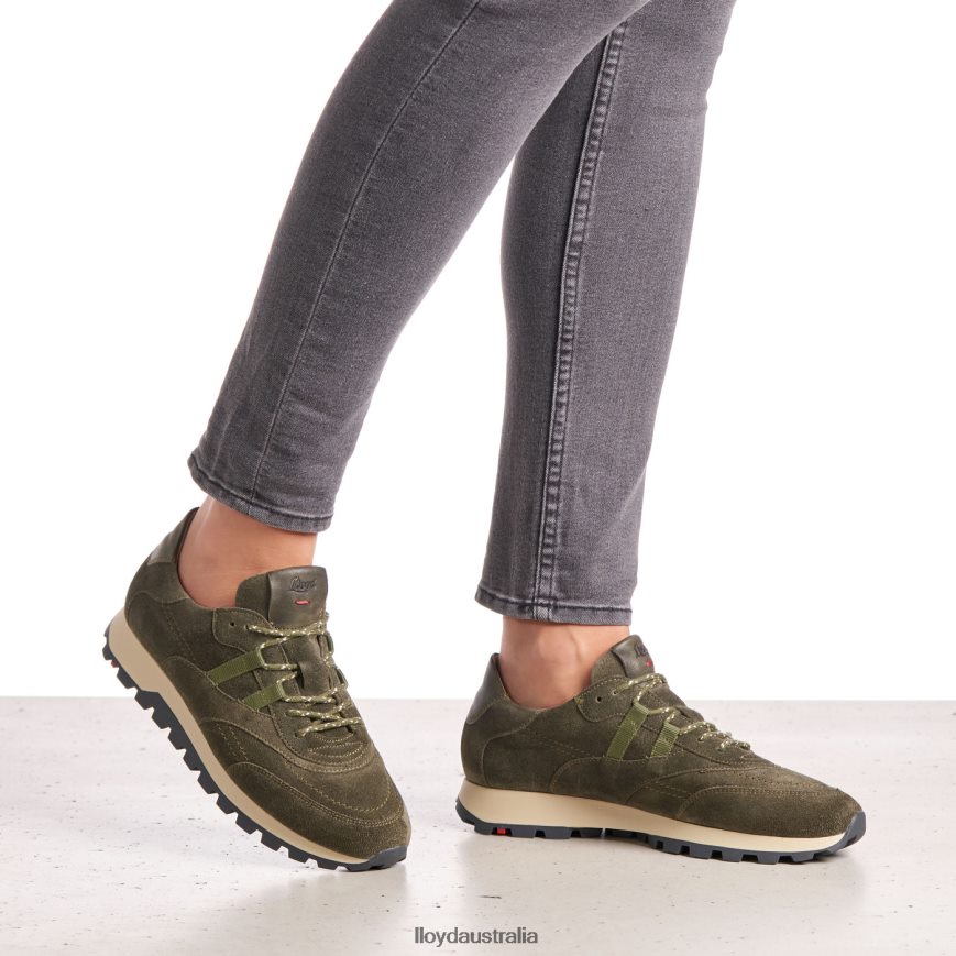LLOYD Women QUALITY LOW TOP SNEAKERS green Shoes H6PTLF857