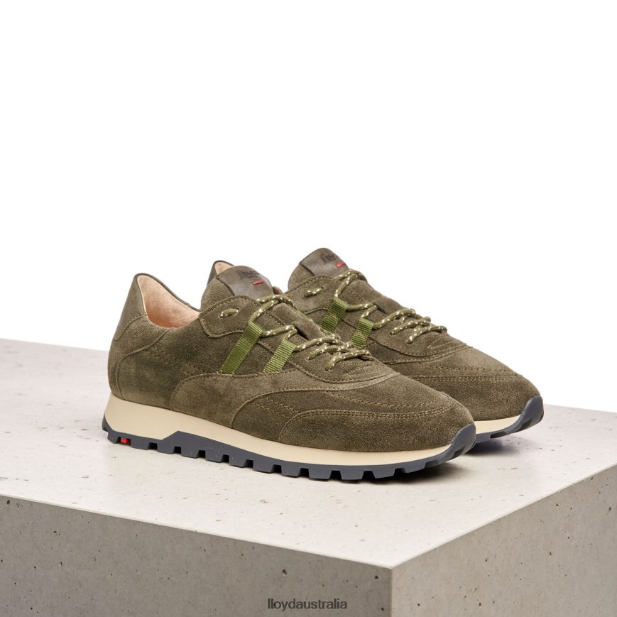 LLOYD Women QUALITY LOW TOP SNEAKERS green Shoes H6PTLF857