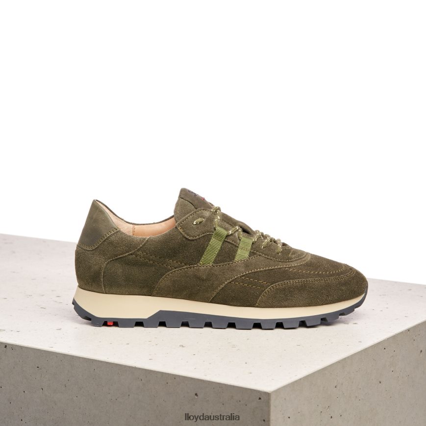 LLOYD Women QUALITY LOW TOP SNEAKERS green Shoes H6PTLF857