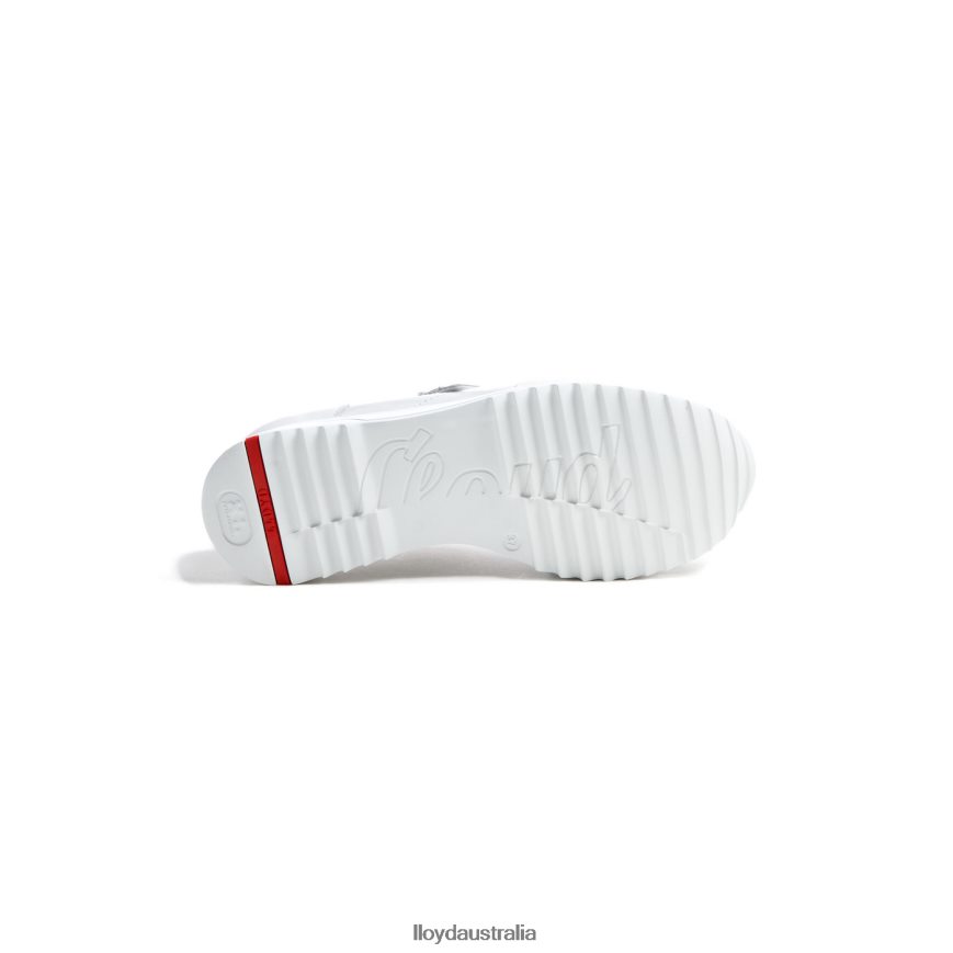 LLOYD Women QUALITY LOW TOP SNEAKERS white Shoes H6PTLF784