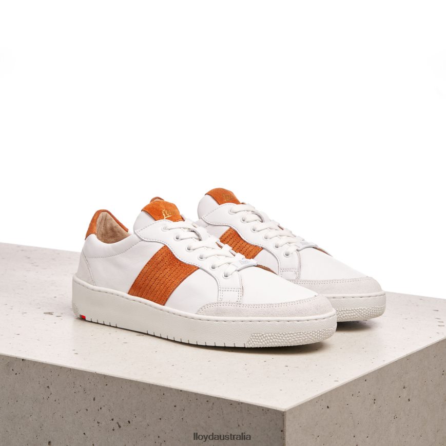 LLOYD Women QUALITY LOW TOP SNEAKERS white Shoes H6PTLF831
