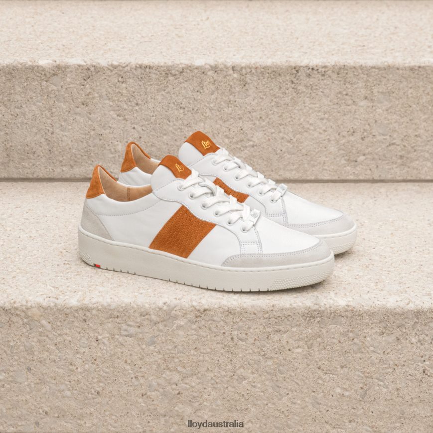 LLOYD Women QUALITY LOW TOP SNEAKERS white Shoes H6PTLF831