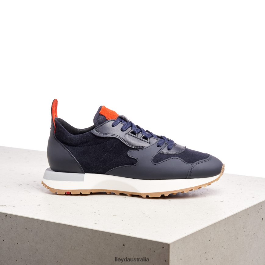 LLOYD Women SHEEP LEATHER SNEAKERS blue Shoes H6PTLF791