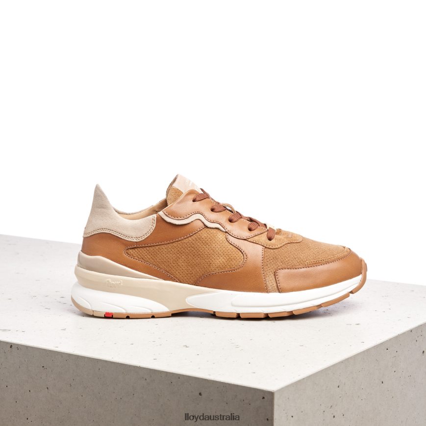 LLOYD Women SHEEP LEATHER SNEAKERS brown Shoes H6PTLF804