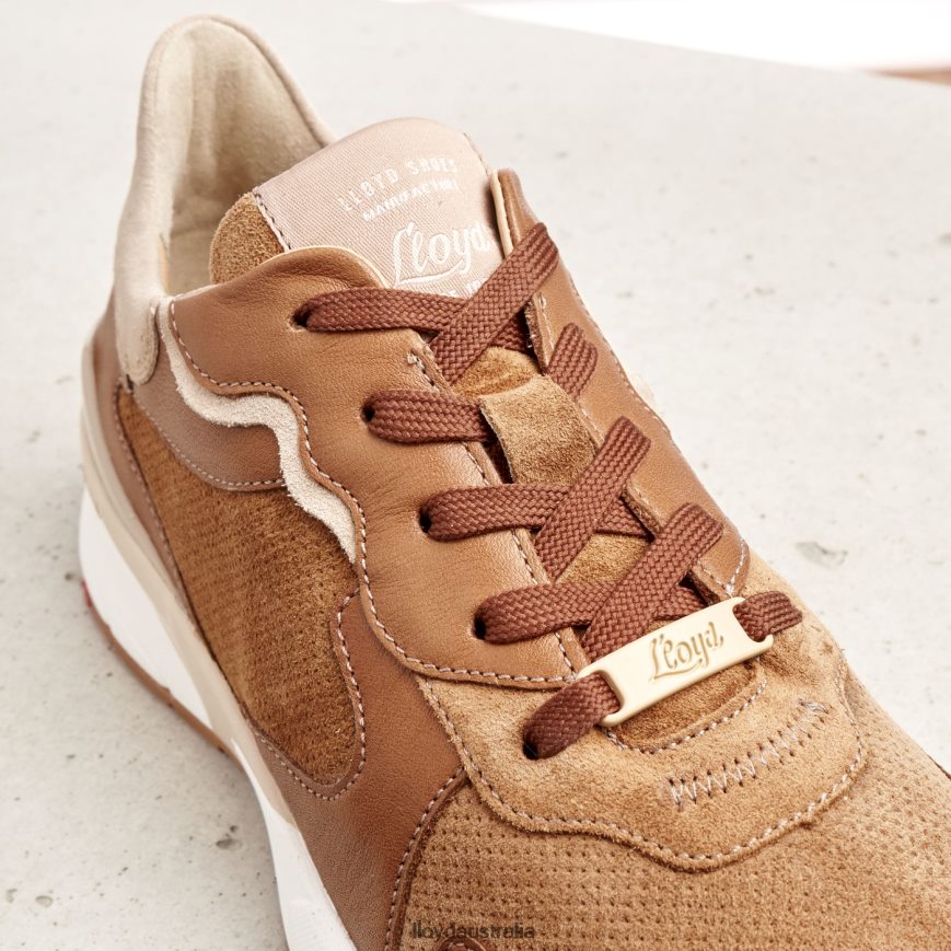 LLOYD Women SHEEP LEATHER SNEAKERS brown Shoes H6PTLF804