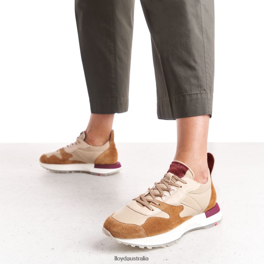LLOYD Women SHEEP LEATHER SNEAKERS combined Shoes H6PTLF820
