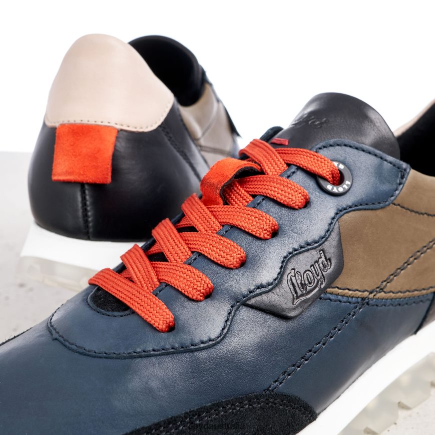 LLOYD Women SHEEP LEATHER SNEAKERS combined Shoes H6PTLF821