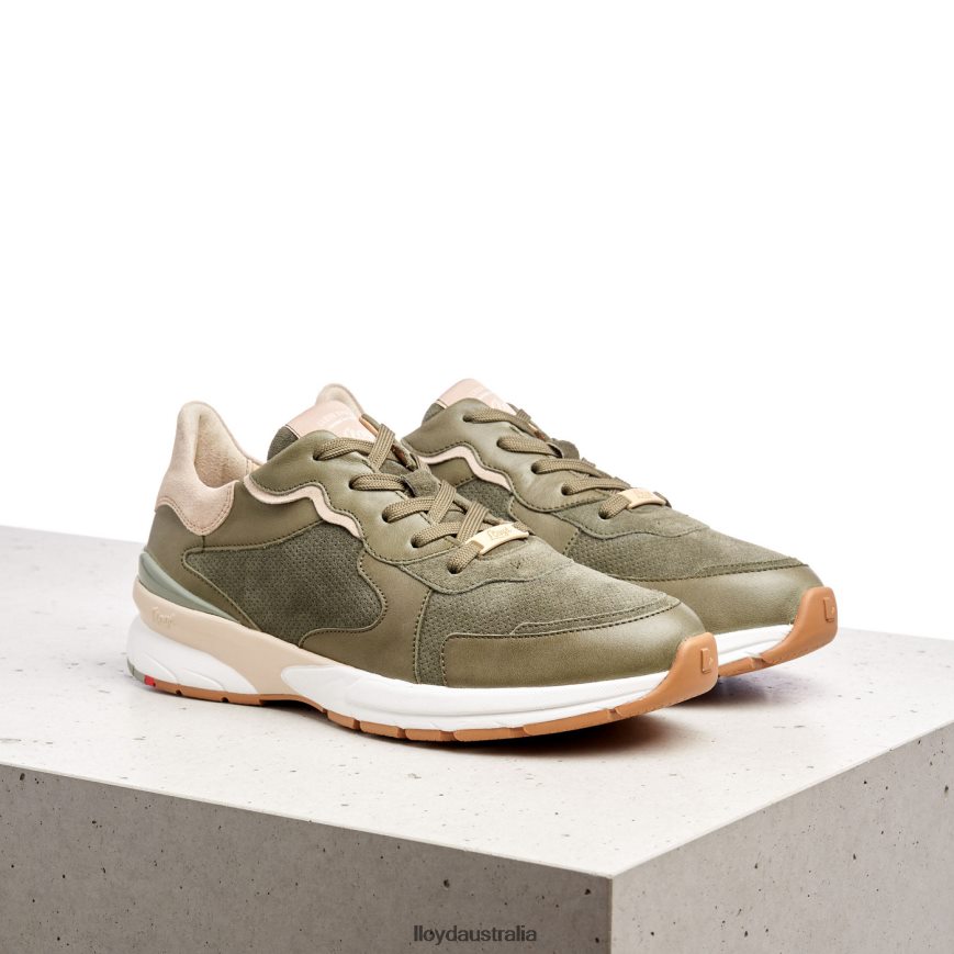 LLOYD Women SHEEP LEATHER SNEAKERS green Shoes H6PTLF817