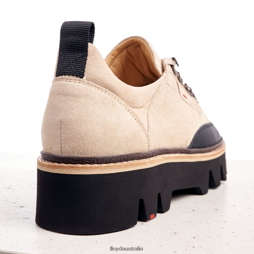 LLOYD Women SMOOTH LEATHER SNEAKERS beige Shoes H6PTLF1177