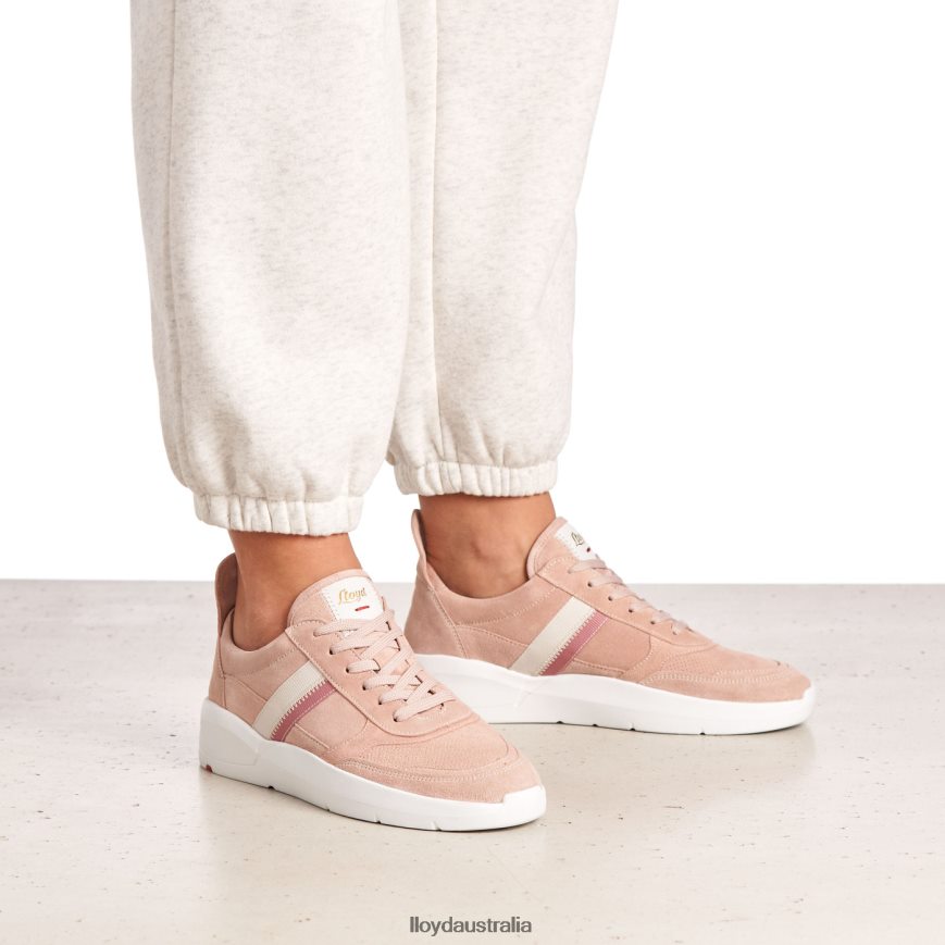 LLOYD Women SMOOTH LEATHER SNEAKERS pink Shoes H6PTLF789