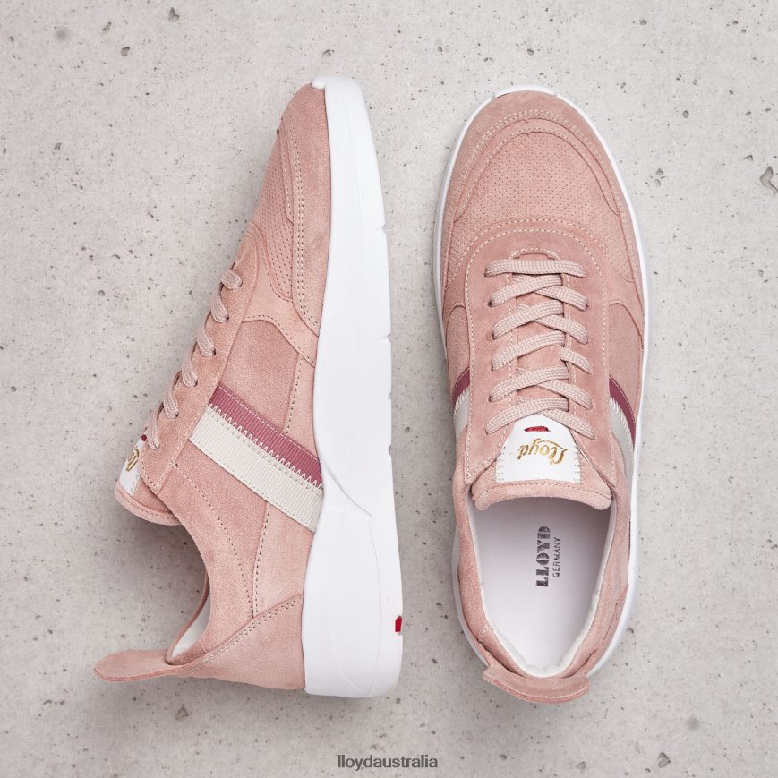 LLOYD Women SMOOTH LEATHER SNEAKERS pink Shoes H6PTLF789