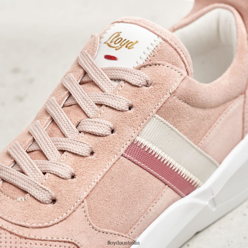 LLOYD Women SMOOTH LEATHER SNEAKERS pink Shoes H6PTLF789