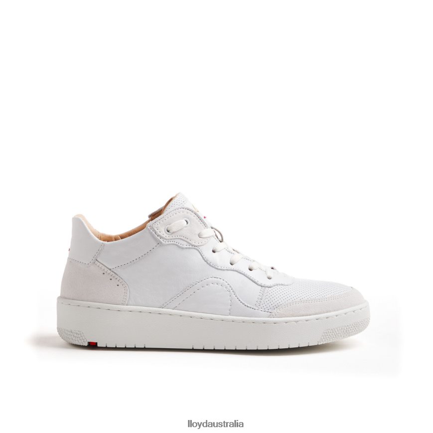 LLOYD Women SMOOTH LEATHER SNEAKERS white Shoes H6PTLF756