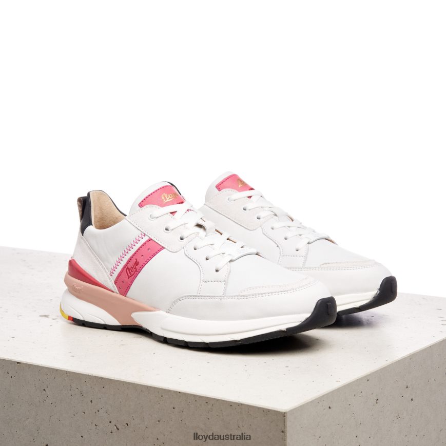 LLOYD Women SMOOTH LEATHER SPOPTY SNEAKERS combined Shoes H6PTLF832