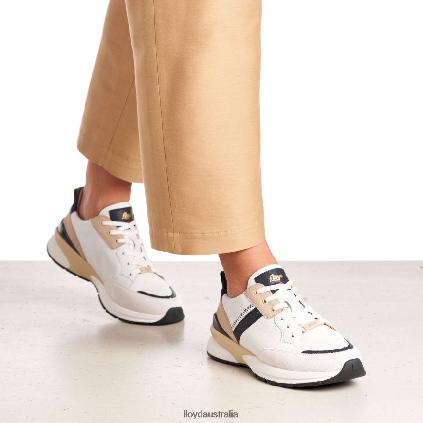 LLOYD Women SMOOTH LEATHER SPOPTY SNEAKERS combined Shoes H6PTLF833