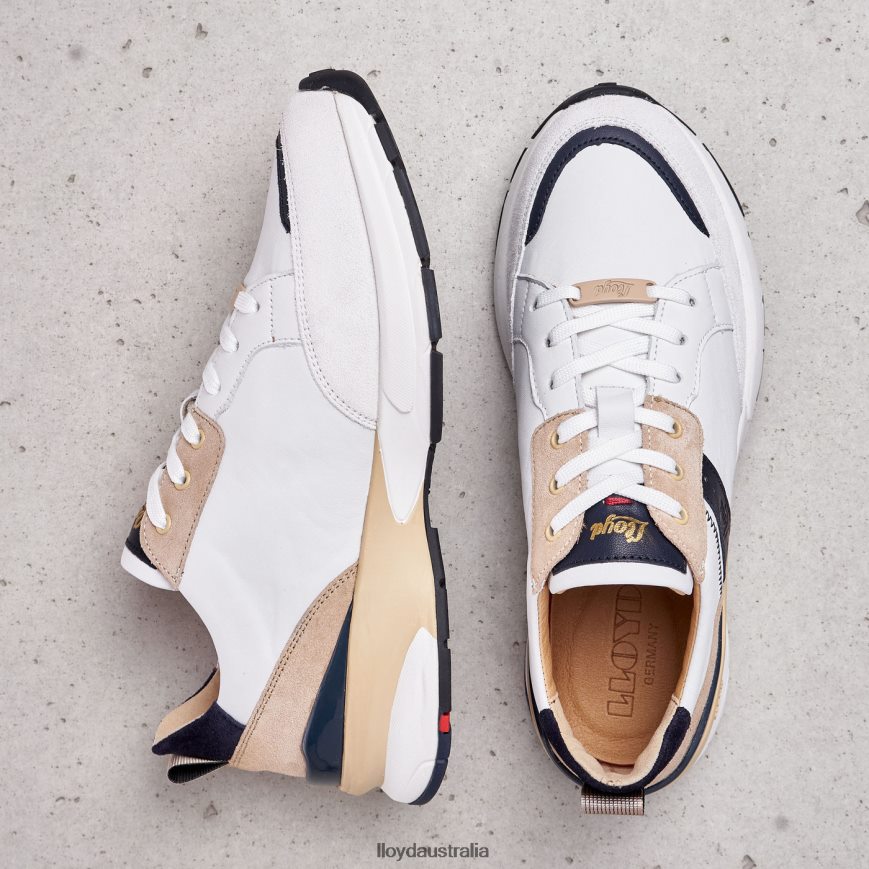 LLOYD Women SMOOTH LEATHER SPOPTY SNEAKERS combined Shoes H6PTLF833