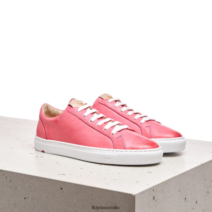 LLOYD Women SMOOTH LEATHER SPOPTY SNEAKERS pink Shoes H6PTLF842