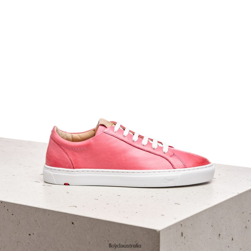 LLOYD Women SMOOTH LEATHER SPOPTY SNEAKERS pink Shoes H6PTLF842