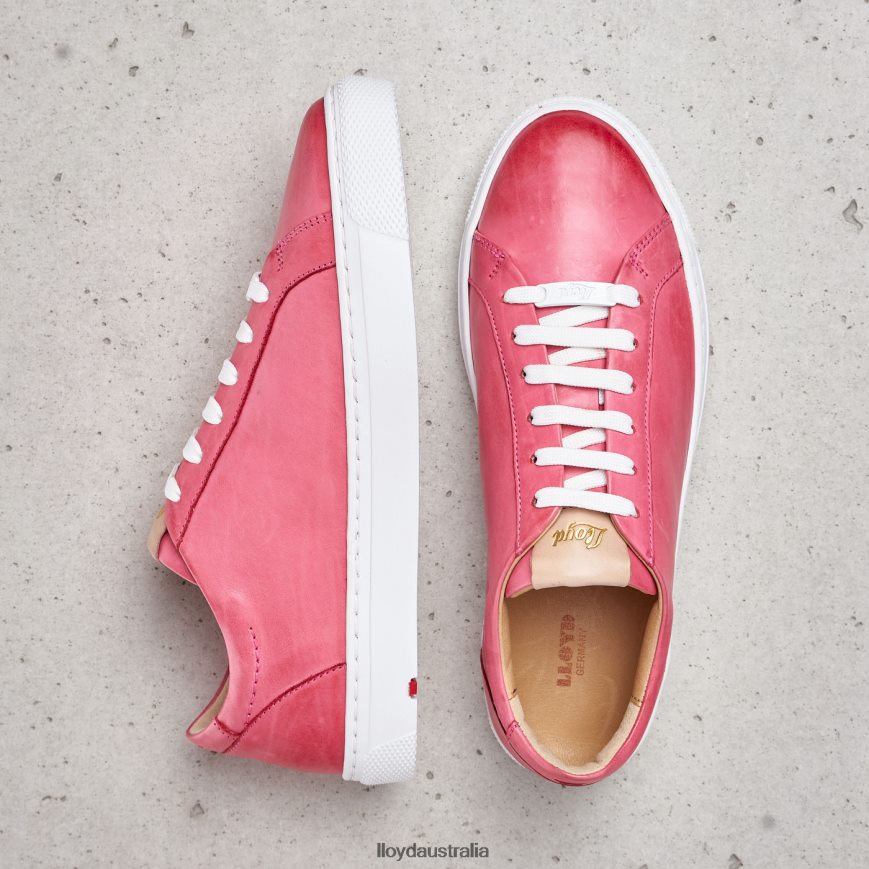 LLOYD Women SMOOTH LEATHER SPOPTY SNEAKERS pink Shoes H6PTLF842