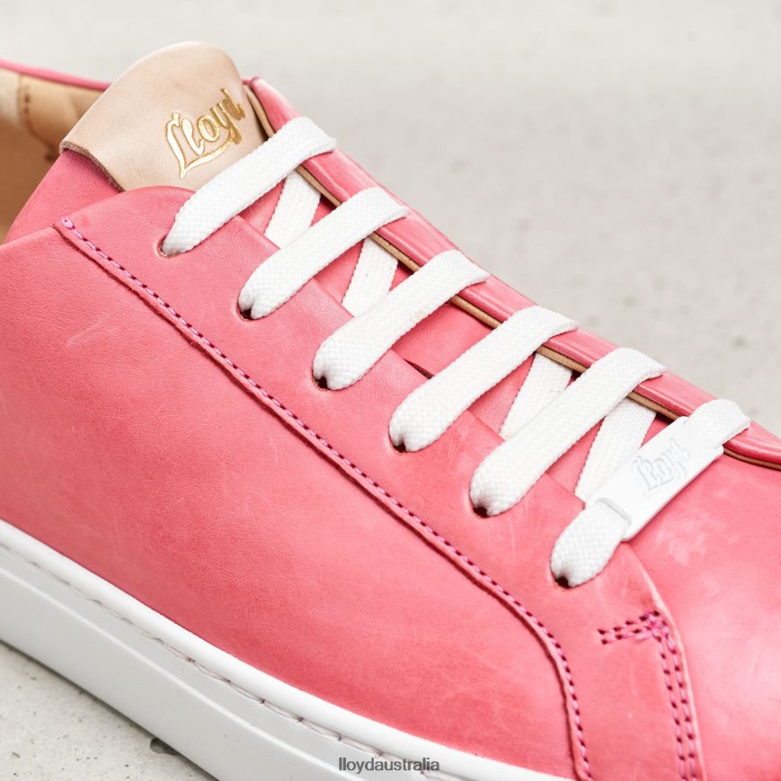 LLOYD Women SMOOTH LEATHER SPOPTY SNEAKERS pink Shoes H6PTLF842