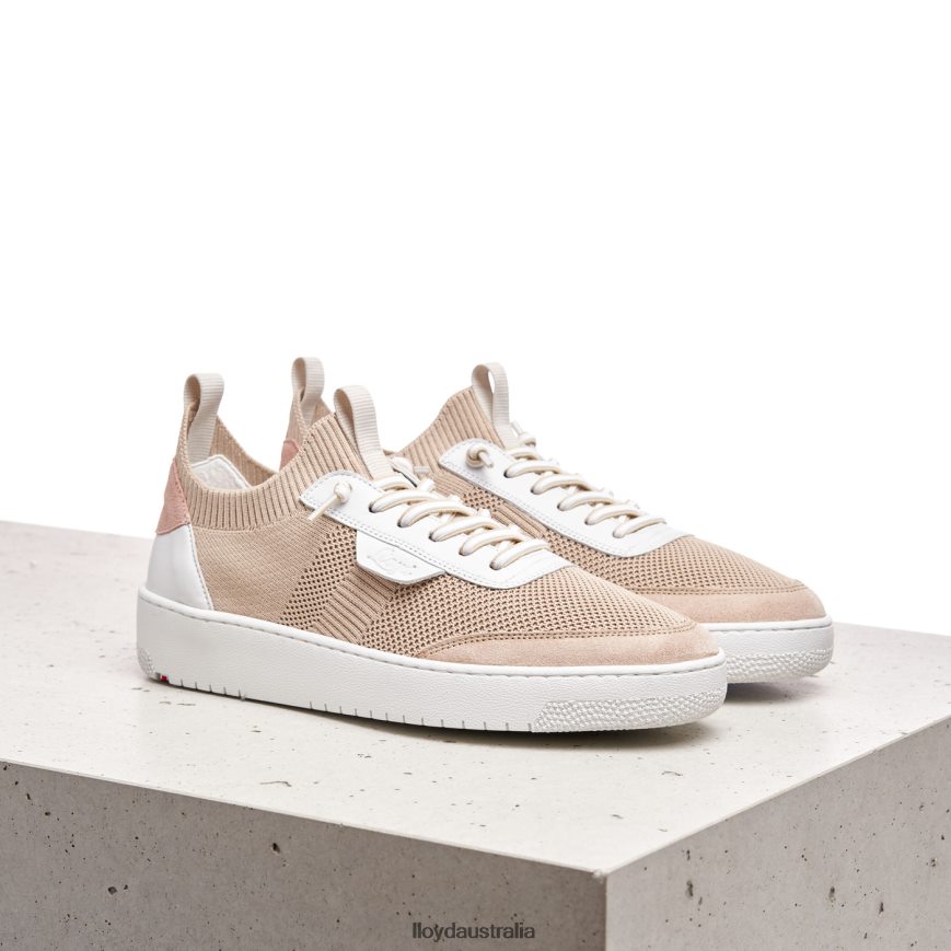 LLOYD Women SPOPTY SMOOTH LEATHER SNEAKERS combined Shoes H6PTLF783