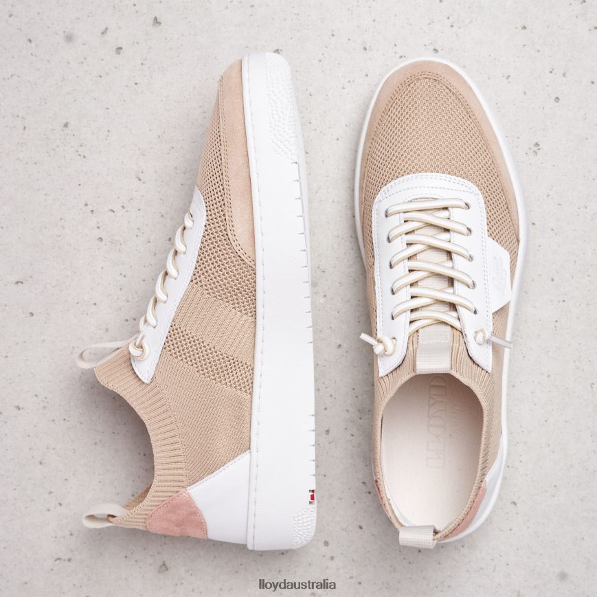 LLOYD Women SPOPTY SMOOTH LEATHER SNEAKERS combined Shoes H6PTLF783