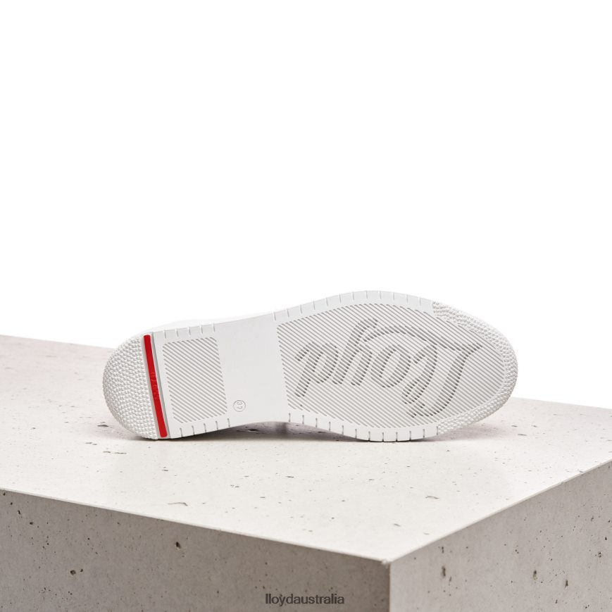 LLOYD Women SPOPTY SMOOTH LEATHER SNEAKERS combined Shoes H6PTLF783