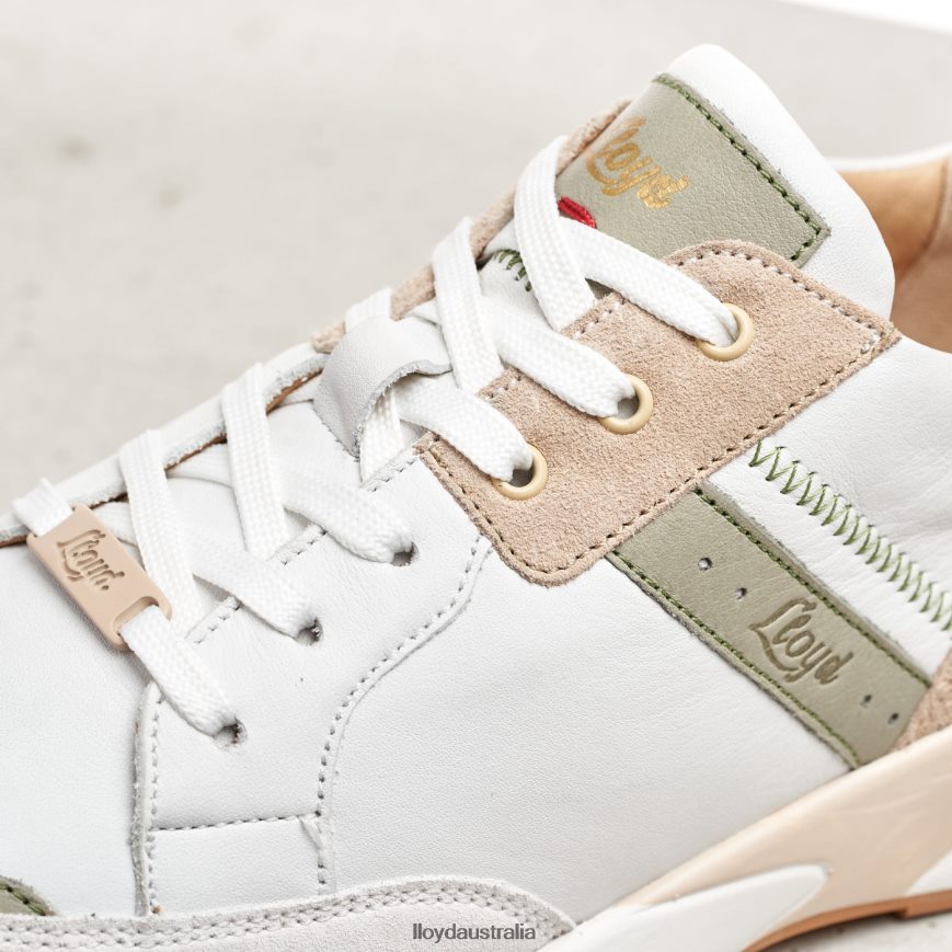 LLOYD Women SPOPTY SMOOTH LEATHER SNEAKERS combined Shoes H6PTLF840