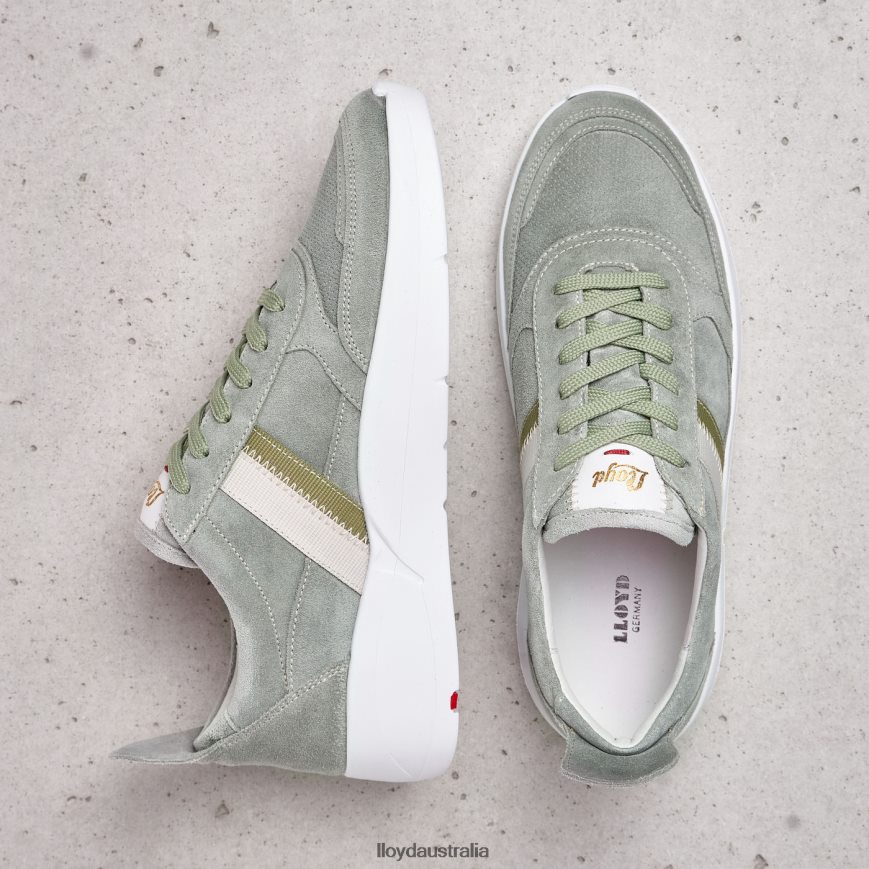 LLOYD Women SPOPTY SMOOTH LEATHER SNEAKERS green Shoes H6PTLF809