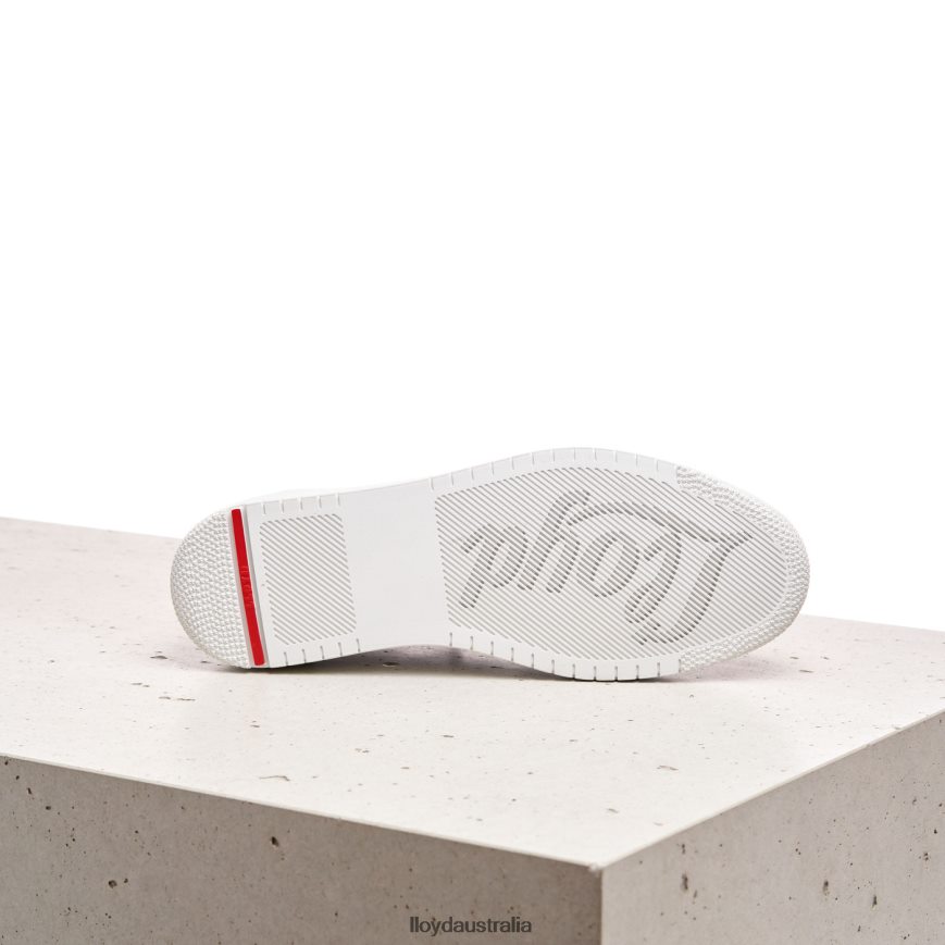 LLOYD Women SPOPTY SMOOTH LEATHER SNEAKERS white Shoes H6PTLF806