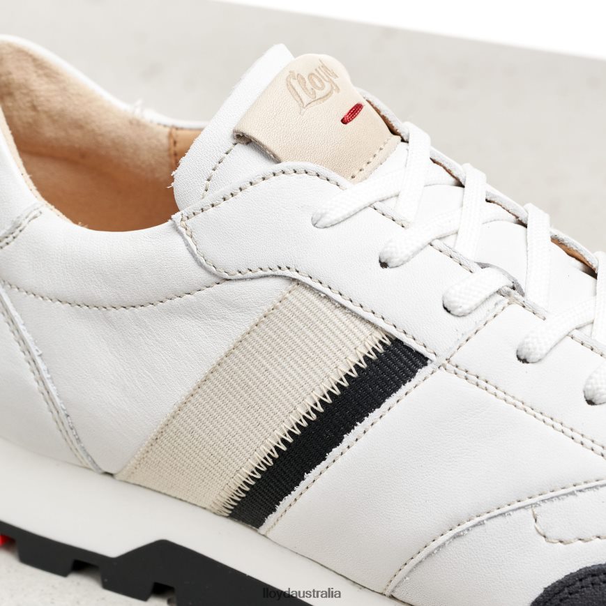LLOYD Women SPOPTY SMOOTH LEATHER SNEAKERS white Shoes H6PTLF828