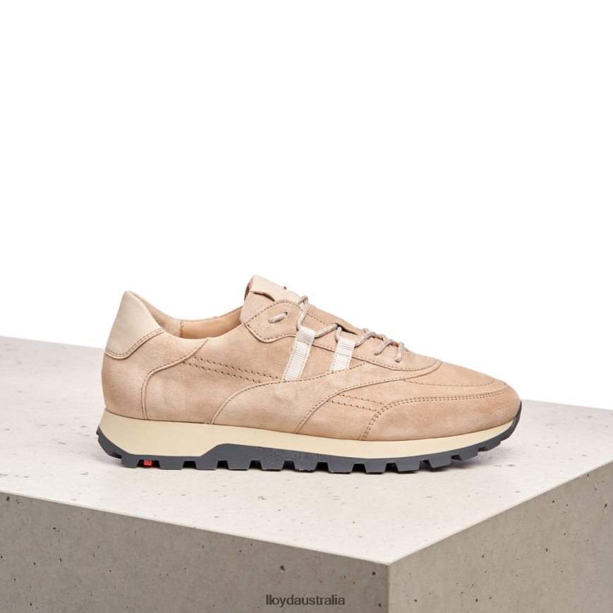 LLOYD Women SUEDE SNEAKERS beige Shoes H6PTLF854