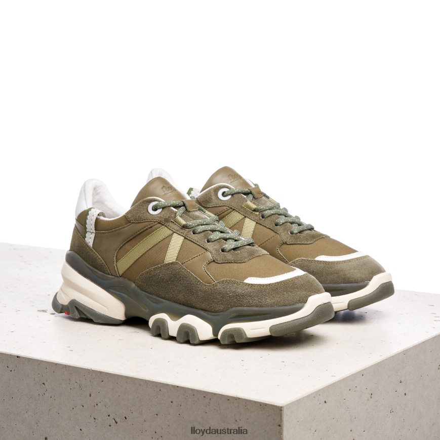 LLOYD Women SUEDE SNEAKERS green Shoes H6PTLF802