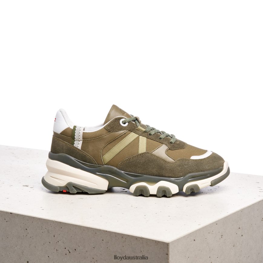 LLOYD Women SUEDE SNEAKERS green Shoes H6PTLF802